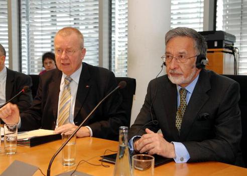 Polenz, Ruprecht; Rassoul, Zalmay Paul-Löbe-Haus, Sitzungssaal