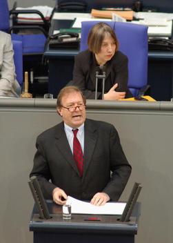 Rexrodt, Günter; Vollmer, Antje Reichstagsgebäude, Plenarsaal