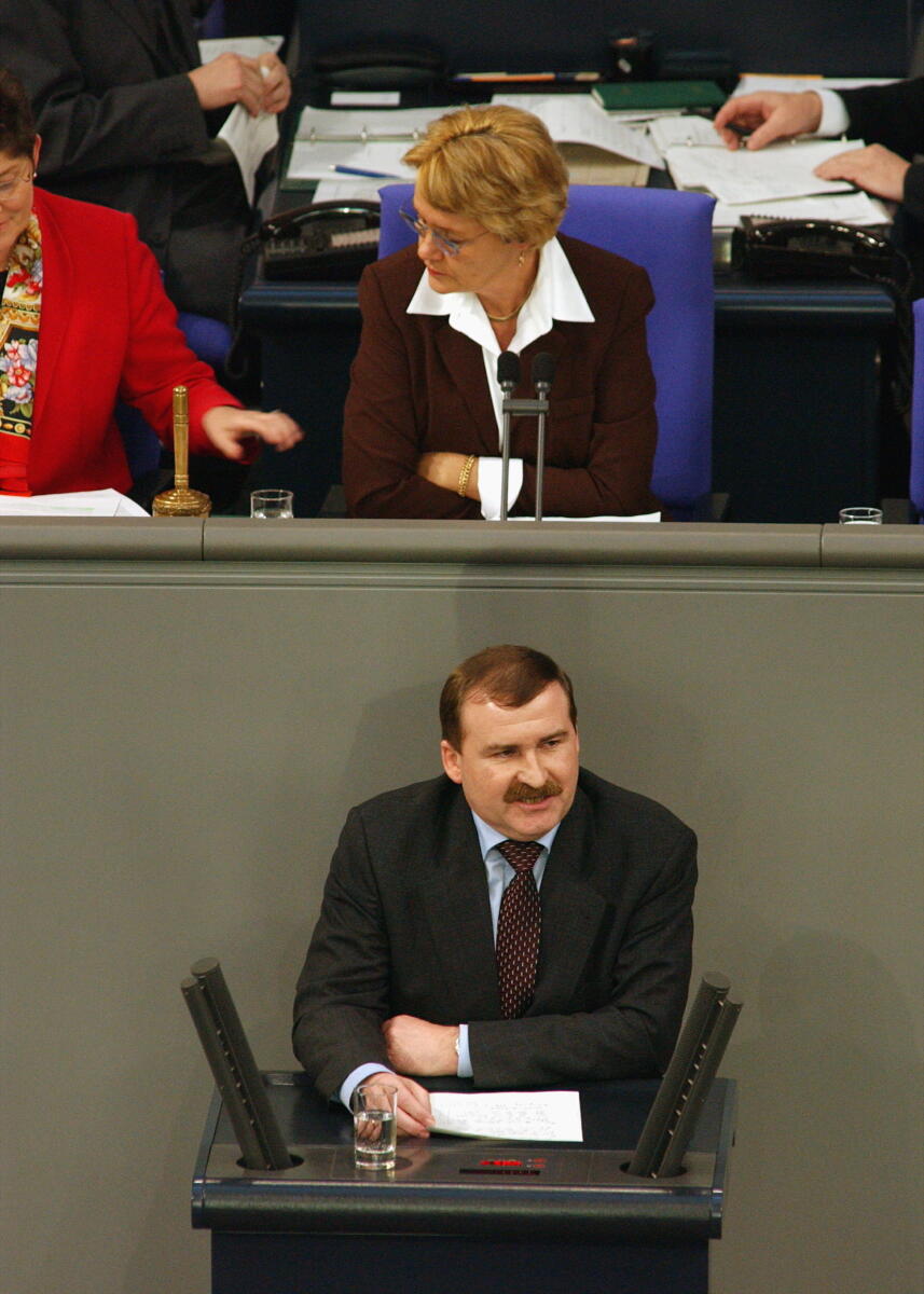Zöller, Wolfgang Wolfgang Zöller, CDU/CSU, MdB, Rede im Deutschen Bundestag.; Bundestagsabgeordneter, Abgeordneter, Rednerpult, Plenum