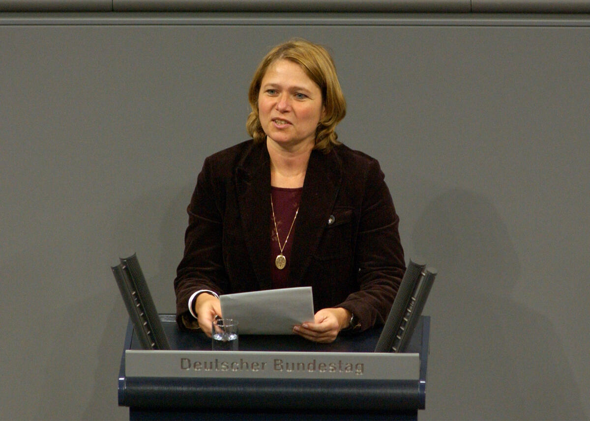 Sowa, Ursula Rede, Ursula Sowa, B90/Die Grünen, MdB, Deutscher Bundestag, Bundestagssitzung