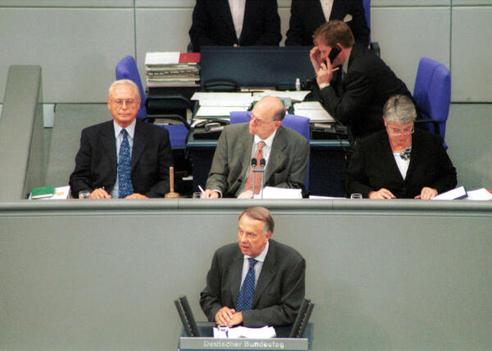 Lammert, Norbert; Rübenkönig, Gerhard; Pfeiffer, Sibylle Reichstagsgebäude, Plenarsaal