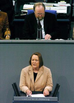 Thierse, Wolfgang; Stokar von Neuforn, Silke Reichstagsgebäude, Plenarsaal