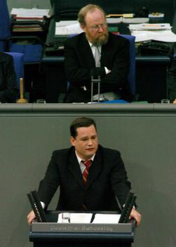 Bonde, Alexander; Thierse, Wolfgang Reichstagsgebäude, Plenarsaal