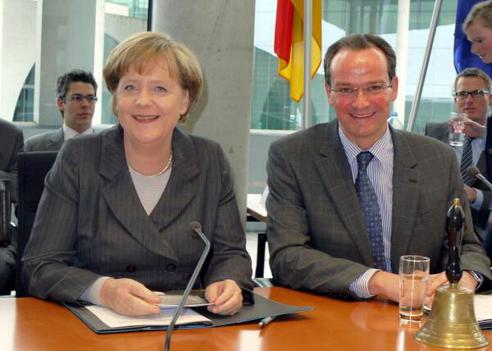Krichbaum, Gunther; Merkel, Angela Paul-Löbe-Haus, Sitzungssaal