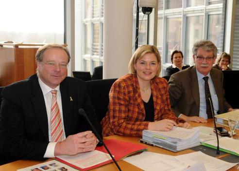 Goldmann, Hans-Michael; Niebel, Dirk; Klöckner, Julia Paul-Löbe-Haus, Sitzungssaal