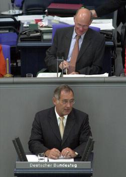 Beck, Ernst-Reinhard; Lammert, Norbert Reichstagsgebäude, Plenarsaal