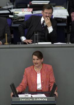Flachsbarth, Maria; Solms, Hermann Otto Reichstagsgebäude, Plenarsaal
