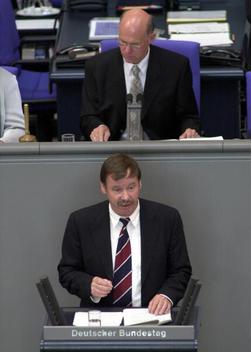 Lammert, Norbert; Runde, Ortwin Reichstagsgebäude, Plenarsaal
