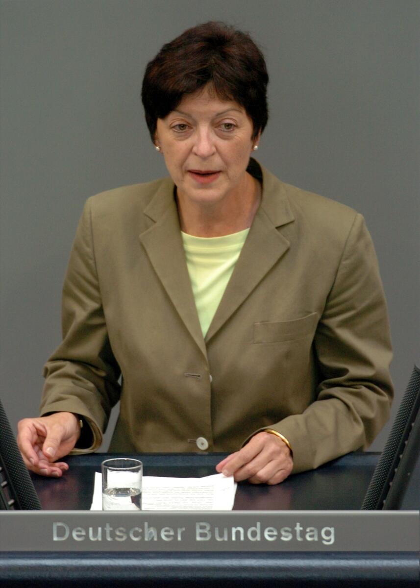 Thierse, Wolfgang; Drobinski-Weiß, Elvira Elvira Drobinski-Weiß, MdB, SPD, Rede im Deutschen Bundestag.