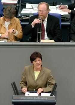 Thierse, Wolfgang; Drobinski-Weiß, Elvira Reichstagsgebäude, Plenarsaal