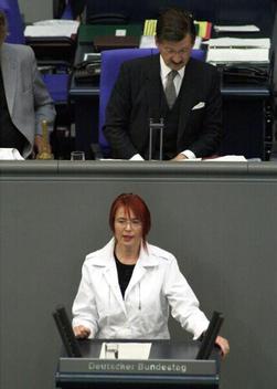 Hiller-Ohm, Gabriele; Solms, Hermann Otto Reichstagsgebäude, Plenarsaal