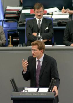 Brauksiepe, Ralf; Solms, Hermann Otto Reichstagsgebäude, Plenarsaal