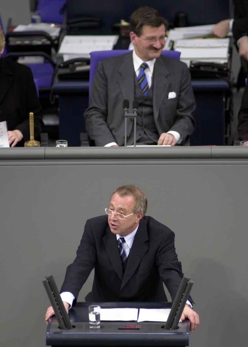 Gerhard Wächter, CDU/CSU, MdB, Rede im Deutschen Bundestag, Vorsitz: Bundestagsvizepräsident Dr. Hermann-Otto Solms, FDP, Abgeordneter Wächter, Gerhard; Solms, Hermann Otto Gerhard Wächter, CDU/CSU, MdB, Rede im Deutschen Bundestag, Vorsitz: Bundestagsvizepräsident Dr. Hermann-Otto Solms, FDP, Abgeordneter