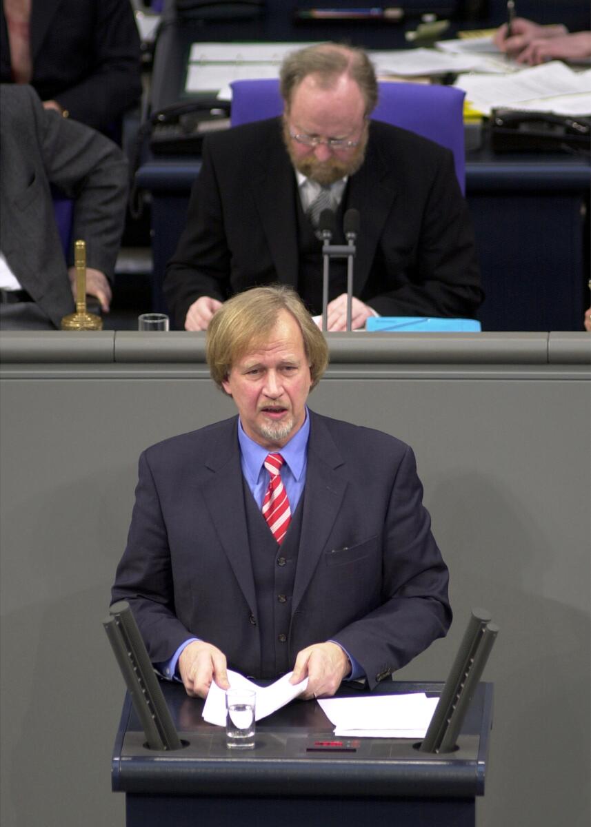 Dr. Wolfgang Wodarg, SPD, MdB, Rede im Deutschen Bundestag, Vorsitz: Bundestagspräsident Wolfgang Thierse, SPD, Abgeordneter Wodarg, Wolfgang; Thierse, Wolfgang Dr. Wolfgang Wodarg, SPD, MdB, Rede im Deutschen Bundestag, Vorsitz: Bundestagspräsident Wolfgang Thierse, SPD, Abgeordneter