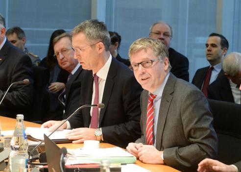 Bartels, Hans-Peter; Stoltenberg, Jens Paul-Löbe-Haus, Sitzungssaal