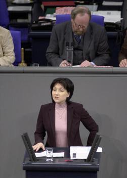 Reiche, Katherina; Thierse, Wolfgang Reichstagsgebäude, Plenarsaal