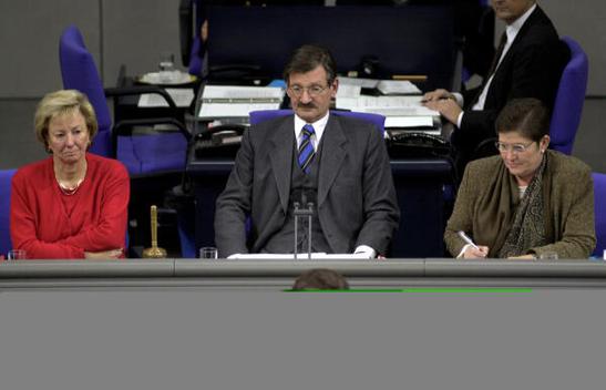 Spielmann, Margrit; Solms, Hermann Otto; Blumenthal, Antje Reichstagsgebäude, Plenarsaal