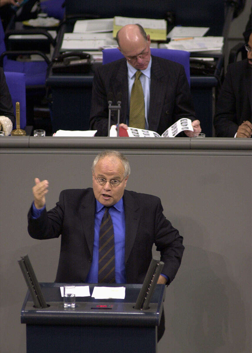 Hermann Bachmaier, SPD, MdB, Bundestagsvizepräsident Dr. Norbert Lammert, CDU CSU, 14. Bundestagssitzung, Thema: Einsetzung Untersuchungsausschuss; Rede, Plenum, Abgeordneter, Bundestagsabgeordneter Bachmaier, Hermann; Lammert, Norbert Hermann Bachmaier, SPD, MdB, Bundestagsvizepräsident Dr. Norbert Lammert, CDU CSU, 14. Bundestagssitzung, Thema: Einsetzung Untersuchungsausschuss; Rede, Plenum, Abgeordneter, Bundestagsabgeordneter