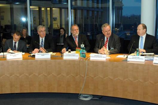 Brähmig, Klaus; Bettermann, Erik; Burgbacher, Ernst; Burghof, Ansgar; Loscheider, Werner Paul-Löbe-Haus, Sitzungssaal