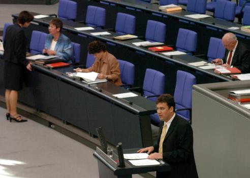Stetten, Christian Freiherr von Reichstagsgebäude, Plenarsaal