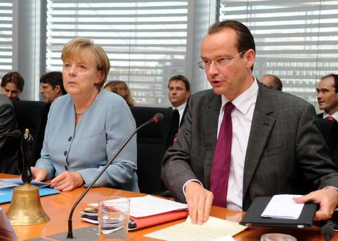 Merkel, Angela; Krichbaum, Gunther Paul-Löbe-Haus, Sitzungssaal