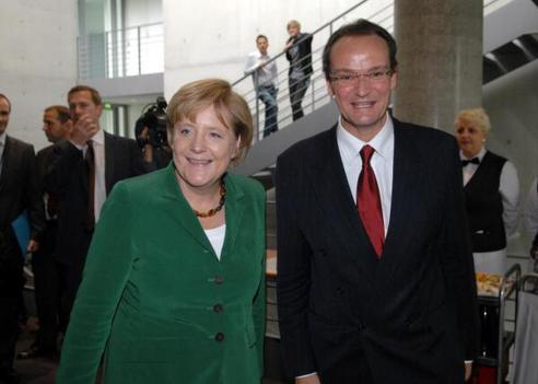 Merkel, Angela; Krichbaum, Gunther Paul-Löbe-Haus, Sitzungssaal
