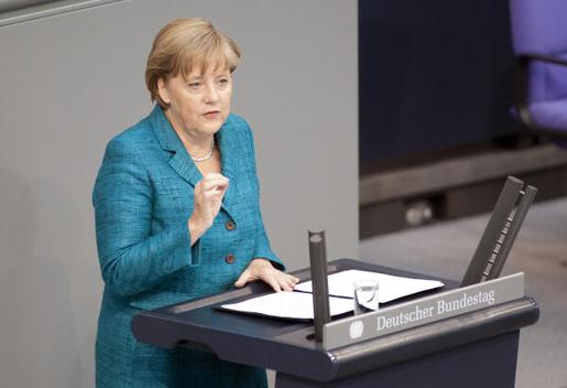 Merkel, Angela Reichstagsgebäude, Plenarsaal