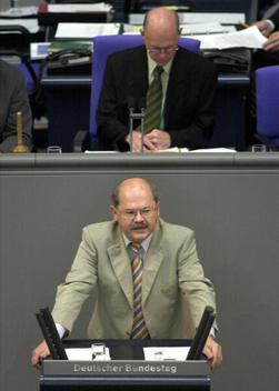 Lammert, Norbert; Montag, Jerzy Reichstagsgebäude, Plenarsaal