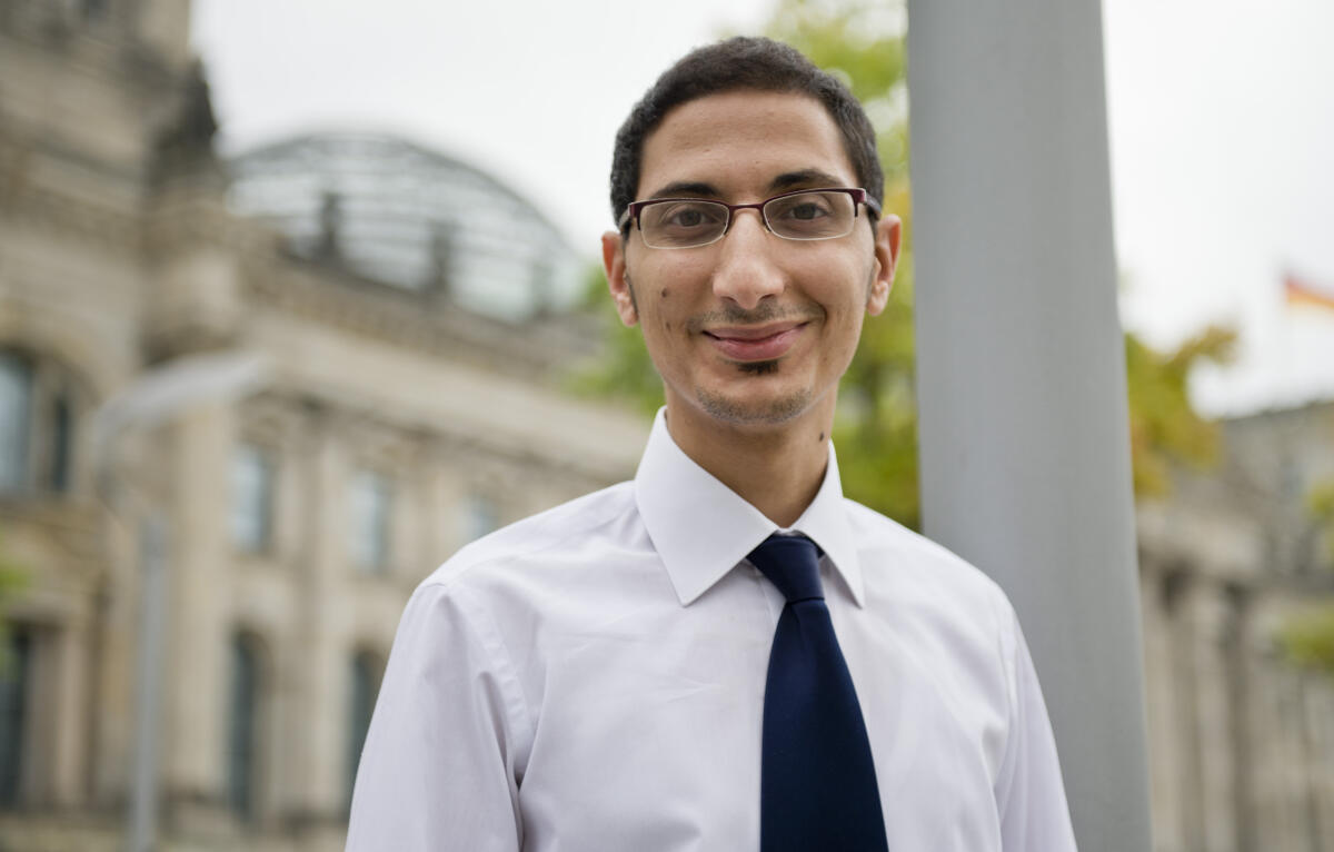 IPS-Stipendiat Abdul Jabbar Islam Sameeh aus Palästina, Berlin, 11.09.2014. IPS-Stipendiat Abdul Jabbar Islam Sameeh aus Palästina, Berlin, 11.09.2014.