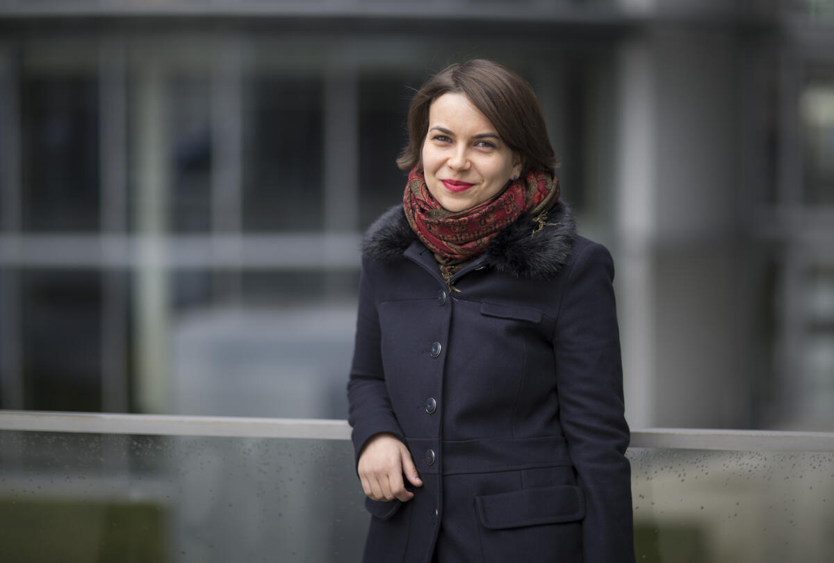 IPS, Stipendiat Adriana Radu aus Rumänien. 2.4.2015 IPS, Stipendiat Adriana Radu aus Rumänien. 2.4.2015