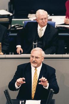 Zöller, Wolfgang; Seiters, Rudolf Reichstagsgebäude, Plenarsaal
