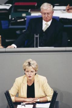 Seiters, Rudolf; Wright, Heidemarie Reichstagsgebäude, Plenarsaal