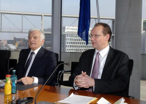 Krichbaum, Gunther; Buzek, Jerzy Paul-Löbe-Haus, Sitzungssaal