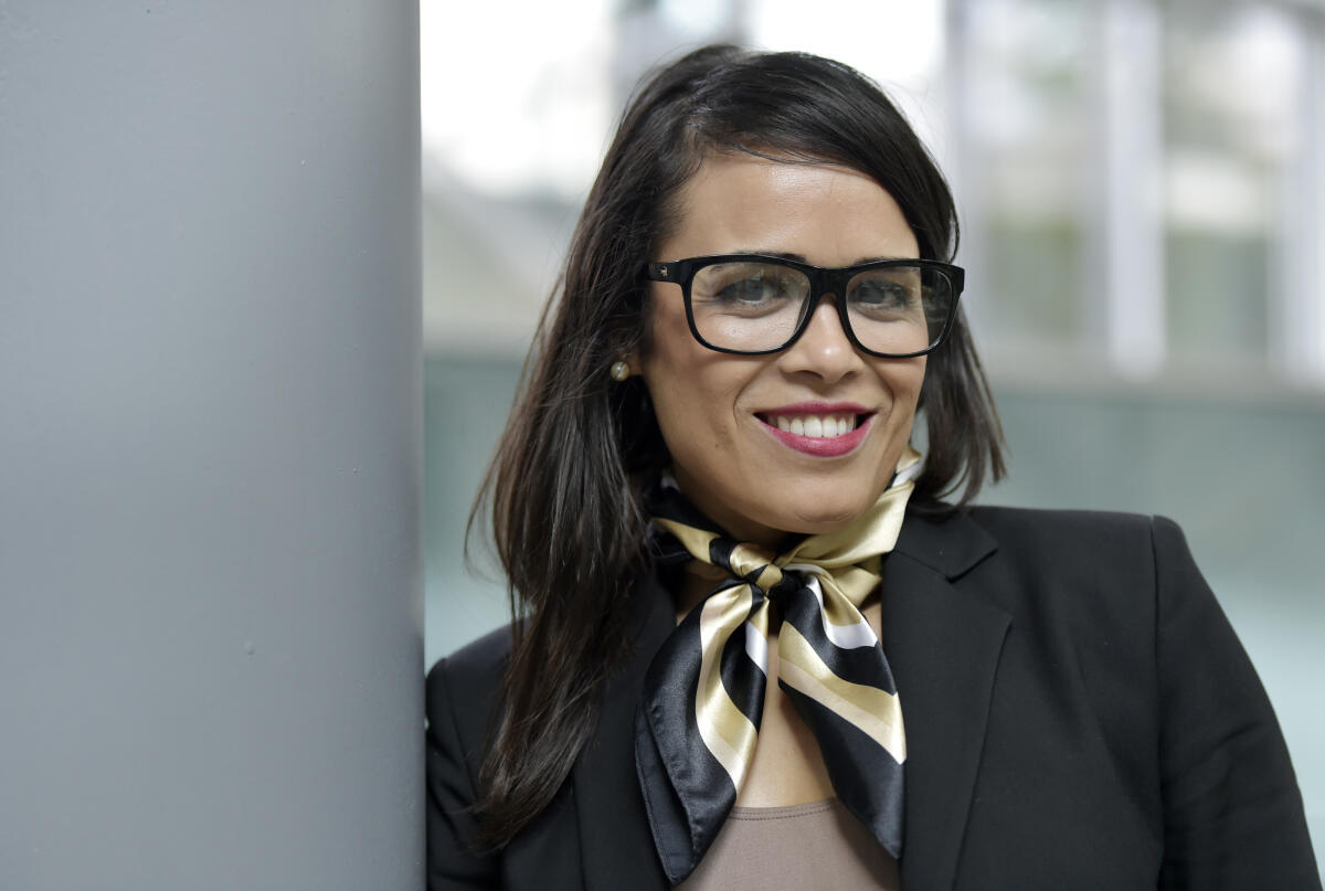 IPS Stipendiatin Frau Malek Abidi aus Tunesien; Berlin, 17.09.2015. IPS Stipendiatin Frau Malek Abidi aus Tunesien; Berlin, 17.09.2015.