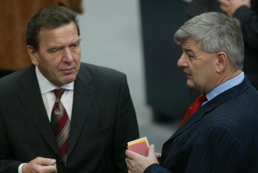Fischer, Joseph; Schröder, Gerhard Reichstagsgebäude, Plenarsaal