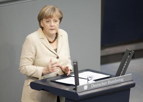 Merkel, Angela Reichstagsgebäude, Plenarsaal