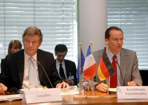 Krichbaum, Gunther; Lequiller, Pierre Paul-Löbe-Haus, Sitzungssaal