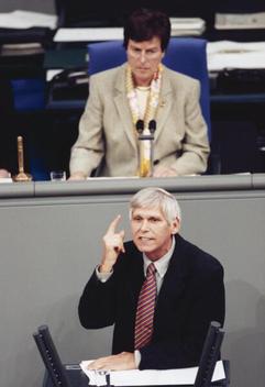 Weisskirchen, Gert; Fuchs, Anke Reichstagsgebäude, Plenarsaal