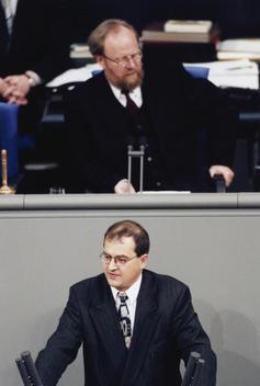 Vaatz, Arnold; Thierse, Wolfgang Reichstagsgebäude, Plenarsaal