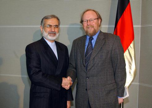 Thierse, Wolfgang; Kharrazi, Kamal Reichstagsgebäude, Empfangsraum
