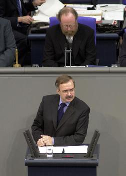 Hoyer, Werner; Thierse, Wolfgang Reichstagsgebäude, Plenarsaal