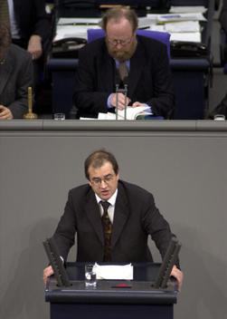 Vaatz, Arnold; Thierse, Wolfgang Reichstagsgebäude, Plenarsaal