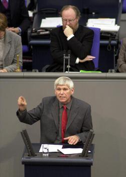 Weisskirchen, Gert; Thierse, Wolfgang Reichstagsgebäude, Plenarsaal