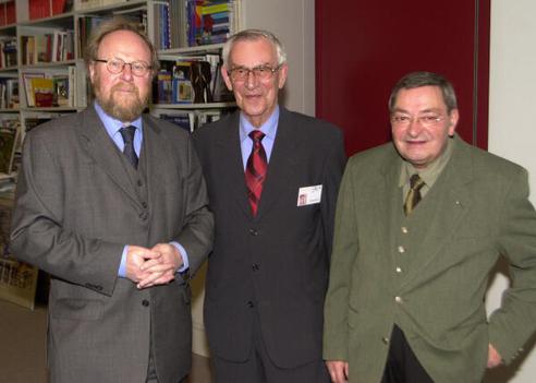Thierse, Wolfgang; Richter, Harald; Werner, Klaus-Jürgen Reichstagsgebäude, Büro des Präsidenten