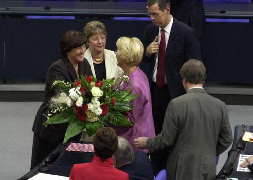 Kastner, Susanne; Schmidt, Ulla; Caspers-Merk, Marion; Robbe, Reinhold Reichstagsgebäude, Plenarsaal