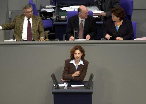 Bätzing, Sabine; Lammert, Norbert; Janssen, Jann-Peter; Schäfer, Anita Reichstagsgebäude, Plenarsaal