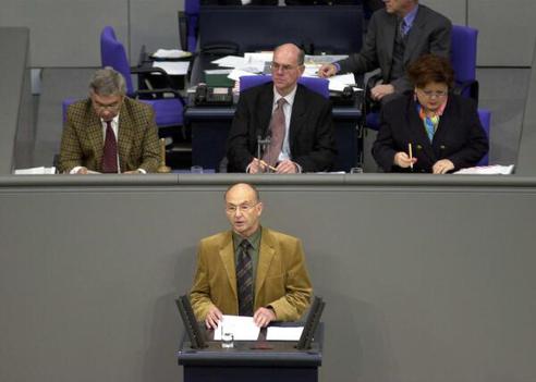 Bahr, Ernst; Lammert, Norbert; Schäfer, Anita; Janssen, Jann-Peter Reichstagsgebäude, Plenarsaal