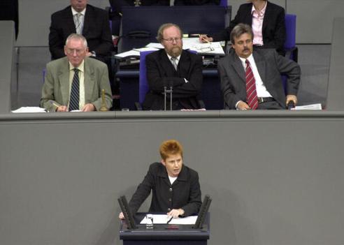 Pau, Petra; Thierse, Wolfgang Reichstagsgebäude, Plenarsaal
