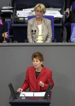 Schwall-Düren, Angelica; Kastner, Susanne Reichstagsgebäude, Plenarsaal