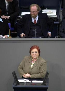 Teuchner, Jella; Thierse, Wolfgang Reichstagsgebäude, Plenarsaal
